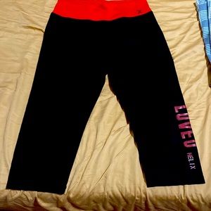Black & Red Leggings